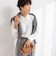◇【WEB限定】ウォッシャブルオトナサテン衿カフス付きＴブラウス