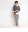 ◇【WEB限定】ウォッシャブルオトナサテン衿カフス付きＴブラウス