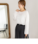 ◇【WEB限定】ウォッシャブルリラックスサテン長袖Ｔブラウス