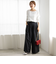 ◇【WEB限定】ウォッシャブルリラックスサテン長袖Ｔブラウス