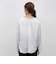 ◇【WEB限定】ウォッシャブルリラックスサテン長袖Ｔブラウス