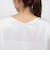 ◇【WEB限定】ウォッシャブルリラックスサテン長袖Ｔブラウス