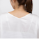 ◇【WEB限定】ウォッシャブルリラックスサテン長袖Ｔブラウス