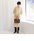 ◇【WEB限定】ウォッシャブルラメ総針Vネックコクーンワンピース