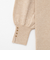 ◇【WEB限定】ウォッシャブルラメ総針Vネックコクーンワンピース