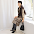 ◇【WEB限定】ウォッシャブルラメ総針Vネックコクーンワンピース