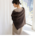 ◇【WEB限定】ウォッシャブルラメ総針Vネックコクーンワンピース