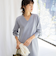 ◇【WEB限定】ウォッシャブルラメ総針Vネックコクーンワンピース
