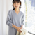 ◇【WEB限定】ウォッシャブルラメ総針Vネックコクーンワンピース