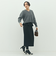 ウォッシャブルペプラムタイトミディスカート