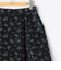 ウォッシャブル花柄ジャガードタックスカート