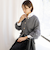 《手洗い可能》2WAYラビットファーニットカーディガン
