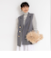 《手洗い可能》ミラノリブニットベスト