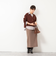 【一部WEB限定カラー＆サイズ】ウォッシャブルＷジャージタイトスカート