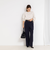 ウォッシャブル裏起毛イージーワイドパンツ
