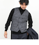 【TAION/タイオン】W-BREASTED SNAP BUTTON DOWN GILET 25AW
