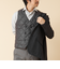 【TAION/タイオン】W-BREASTED SNAP BUTTON DOWN GILET 25AW