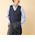 【TAION/タイオン】SINGLE SNAP BUTTON DOWN GILET 25AW