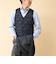 【TAION/タイオン】SINGLE SNAP BUTTON DOWN GILET 25AW