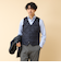 【TAION/タイオン】SINGLE SNAP BUTTON DOWN GILET 25AW