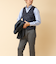 【TAION/タイオン】SINGLE SNAP BUTTON DOWN GILET 25AW