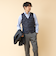 【TAION/タイオン】SINGLE SNAP BUTTON DOWN GILET 25AW