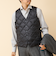 【TAION/タイオン】SINGLE SNAP BUTTON DOWN GILET 25AW