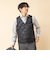 【TAION/タイオン】SINGLE SNAP BUTTON DOWN GILET 25AW