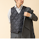 【TAION/タイオン】SINGLE SNAP BUTTON DOWN GILET 25AW