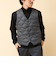 【TAION/タイオン】SINGLE SNAP BUTTON DOWN GILET 25AW