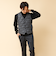 【TAION/タイオン】SINGLE SNAP BUTTON DOWN GILET 25AW