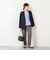 ウォッシャブル裏起毛イージーテーパードパンツ