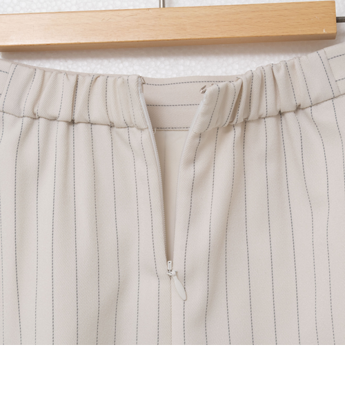 セットアップ対応》ウォッシャブルウール調フレアスカート