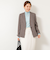 《セットアップ対応》ウォッシャブルウール調ノーカラージャケット