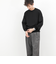 ウォッシャブル クルーネックニット 25AW