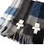 カシミヤチェックマフラー30