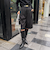 ウォッシャブルフラノ風ハーフパンツ