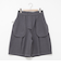 ウォッシャブルフラノ風ハーフパンツ