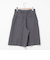 ウォッシャブルフラノ風ハーフパンツ