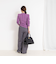 【MARILYN MOON/マリリーンムーン】14G wool modern sleeve top