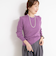 【MARILYN MOON/マリリーンムーン】14G wool modern sleeve top