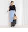 【MARILYN MOON/マリリーンムーン】14G wool modern sleeve top