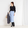 【MARILYN MOON/マリリーンムーン】14G wool modern sleeve top