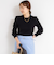 【MARILYN MOON/マリリーンムーン】14G wool modern sleeve top