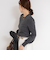 【MARILYN MOON/マリリーンムーン】14G wool modern sleeve top