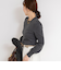 【MARILYN MOON/マリリーンムーン】14G wool modern sleeve top