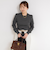 【MARILYN MOON/マリリーンムーン】14G wool modern sleeve top