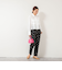 【MARILYN MOON/マリリーンムーン】layered raffle blouse