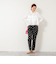 【MARILYN MOON/マリリーンムーン】layered raffle blouse