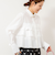 【MARILYN MOON/マリリーンムーン】layered raffle blouse